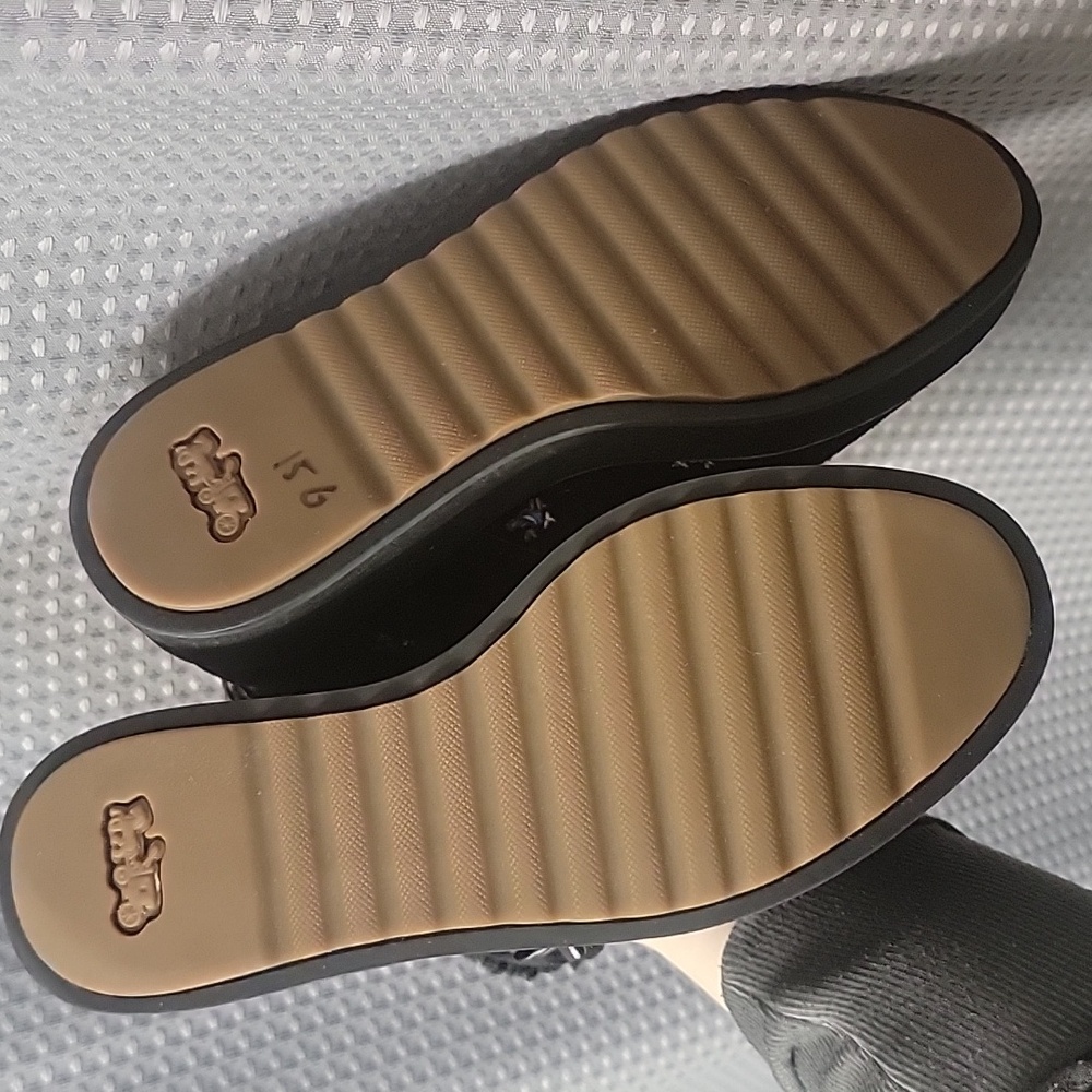 Coach City Hiker Floral Platform Wedge Bootie Size 6.5 - Picture 5 of 9